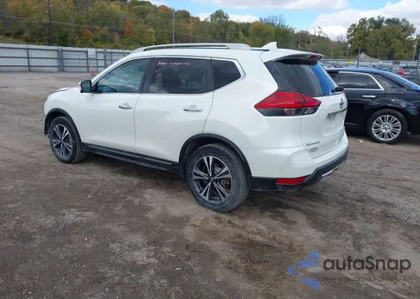 2017 Nissan Rogue Sl z USA, uszkodzony, nr VIN 5N1AT2MV0HC815592